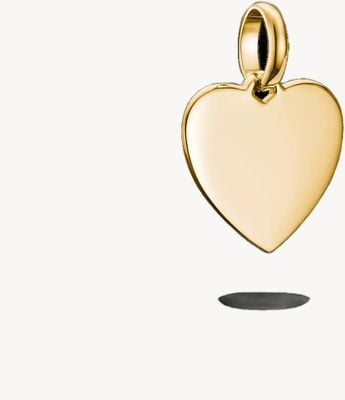 Thomas Sabo Engravable Charm pendant heart Connect gold-plated CC1272-413-39