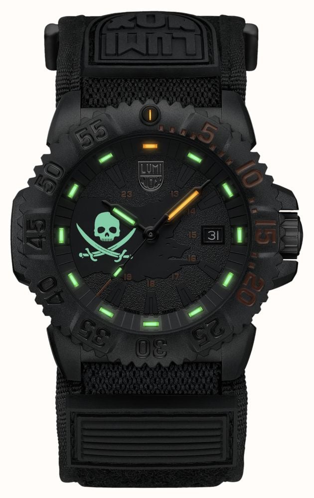 Luminox Navy SEAL Pirate Limited Edition (44mm) Black Dial / Black Luminox Navy SEAL Pirate Limited Edition (44mm) Black Dial / Black
