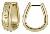 Olivia Burton Classic Celestial Crystal Gold Plated Hoop Earrings 24100644 - vista alternativa 2