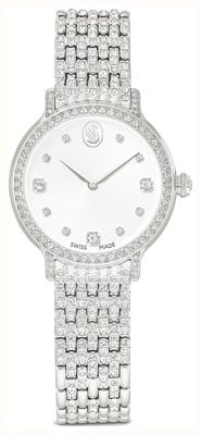 Swarovski アンバークォーツ（31mm）シルバー文字盤／ステンレススチールブレスレット 5741229