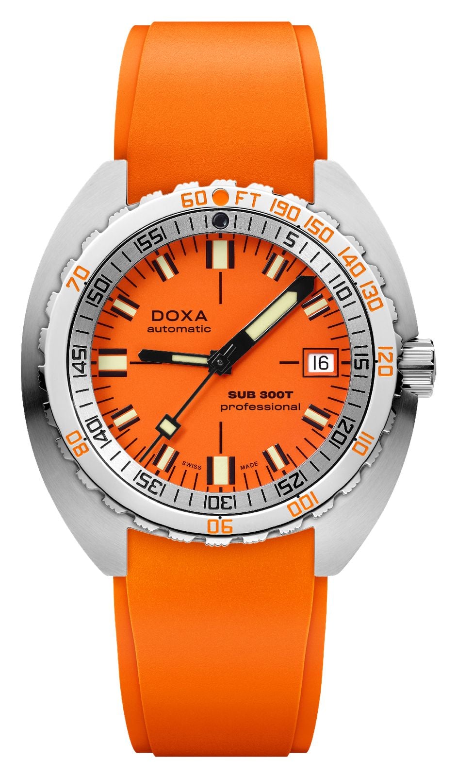 DOXA Sub 300t Professional (42,5 mm) cadran iconique orange montre