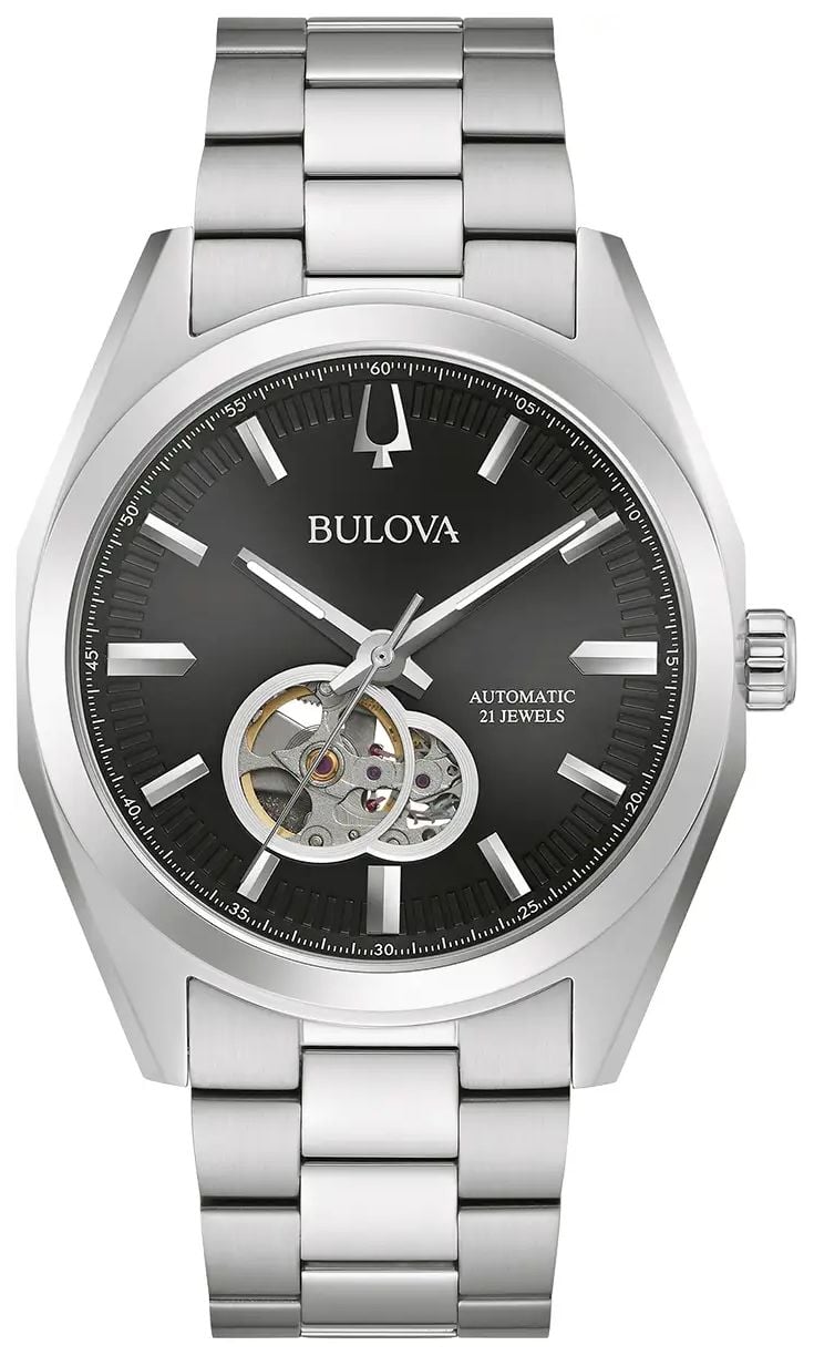 Bulova Bracelet en acier inoxydable pour homme avec cadran montre