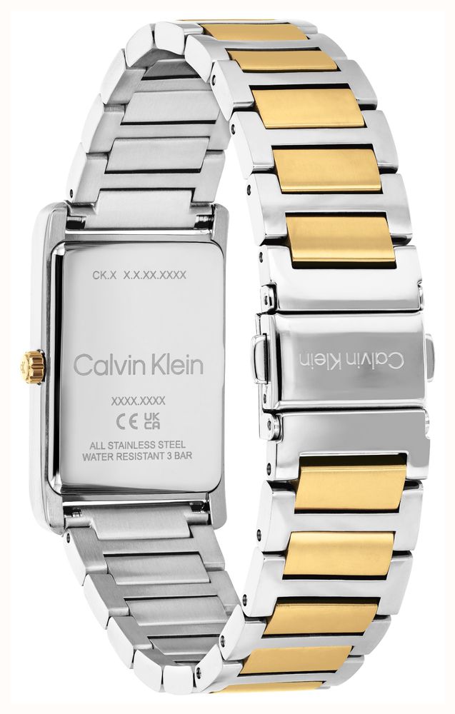 Calvin Klein Dapper Quartz (19x40mm) Grey Dial / Two-Tone Stainless Steel Bracelet 25200591 - vista alternativa 2