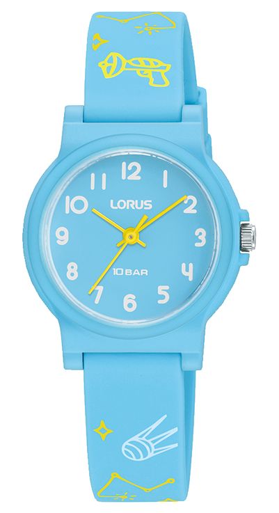 Lorus Cadran bleu ciel motif espace junior (27 mm) / montre