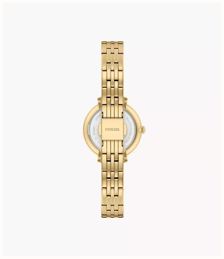 Fossil Heidi 26 mm Three-Hand Gold-Tone Stainless Steel Fossil Watch ES5501 - alternate view 2