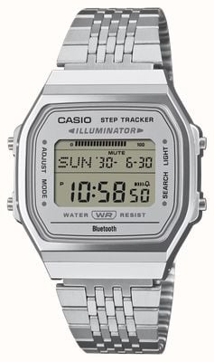 Casio Classic Digital Bluetooth Illuminator (37.9mm) Silver Dial / Stainless Steel Bracelet ABL-100WE-7AEF