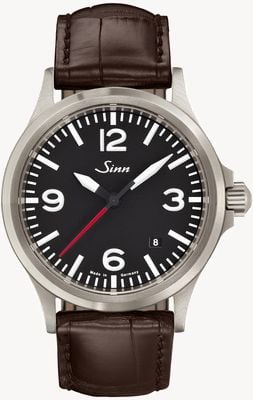 Sinn 556 a rs | alça em relevo de jacaré mocha 556.0141-BL44201851007225403A