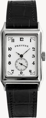 Duckworth Prestex パーカー メカニカル (26mm) ホワイトダイヤル / ブラックレザーストラップ D813-02-A