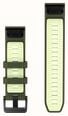 Garmin QuickFit Bands (22mm) Olive Drab/Citron Silicone with Black Hardware - Strap Only 010-14507-01 - alternate view 2
