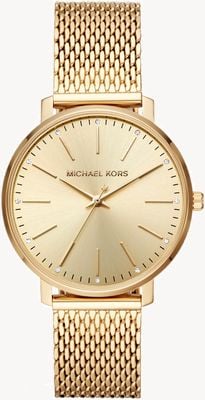Michael Kors Pyper Uhr aus goldfarbenem Edelstahl MK4339