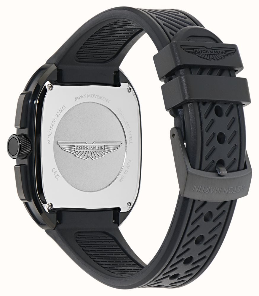 Aston Martin ULT Icon Quartz Chronograph (40.5mm) Black Dial / Black Silicone Strap MTIU1S605 - alternative Ansicht 4