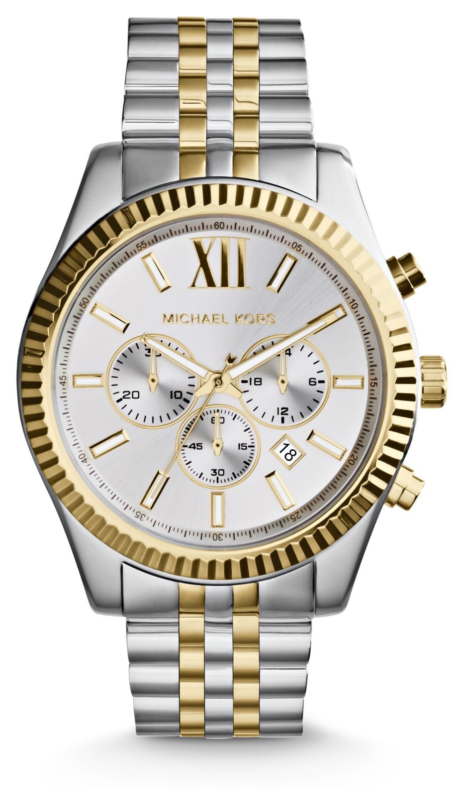 Michael Kors chronographe lexington bicolore 44 mm montre
