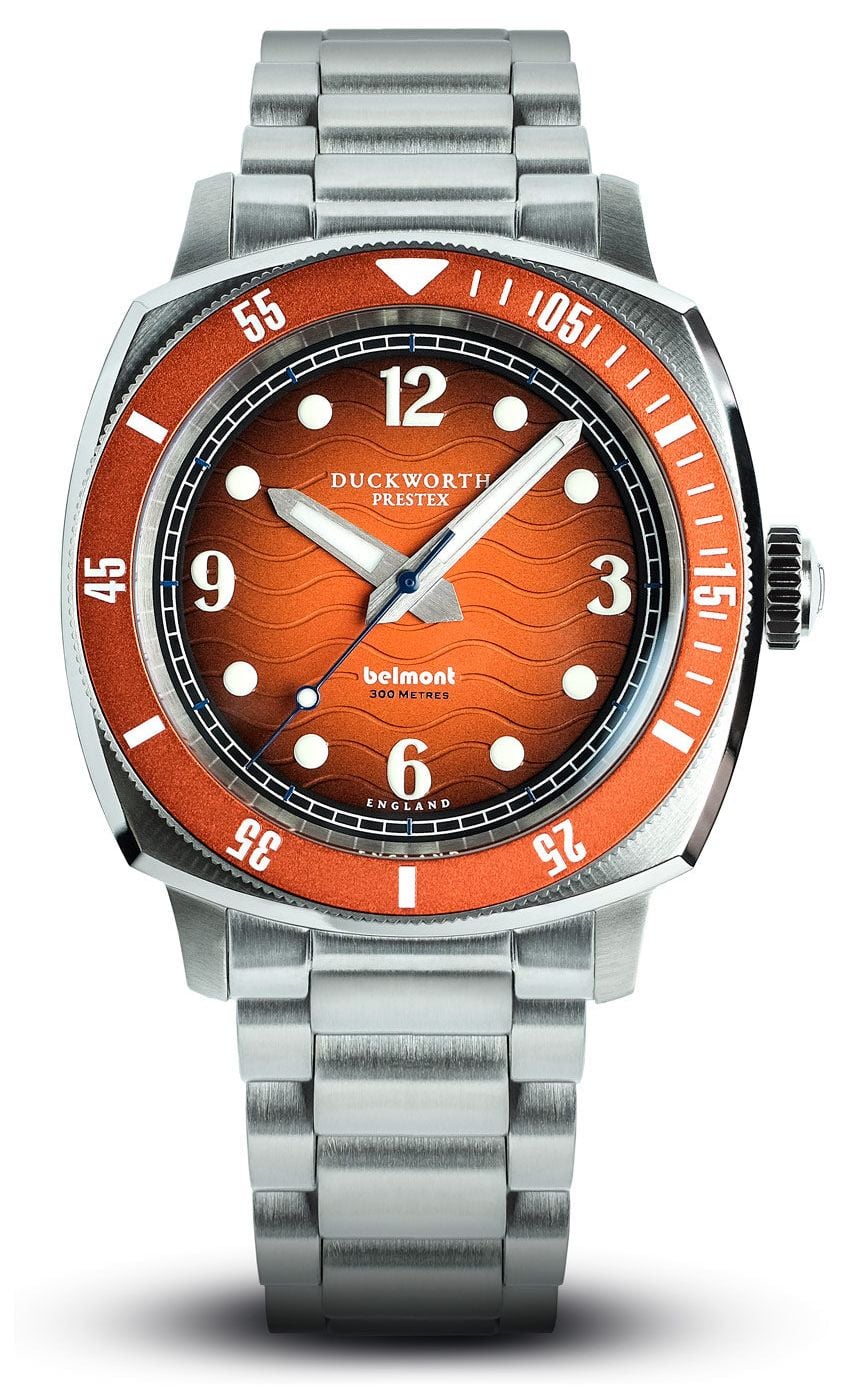 Duckworth Prestex homme belmont (42 mm) cadran orange montre