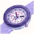 Flik Flak Children's Girls Purple GALOXOLOGY Themed Silicone Strap Quartz FCSP135 - alternate view 2