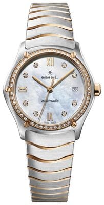 EBEL スポーツクラシック - 55個のダイヤモンド（29mm）マザーオブパール文字盤 / 18Kゴールド＆ステンレススチール 1216526