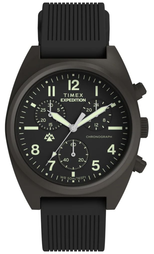 Timex Expedition Capstone Chronograph 41mm Black Dial  Watch
