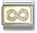 Nomination COMPOSABLE CLASSIC LINK, INFINITY, SILVER GLITTER 030224/06