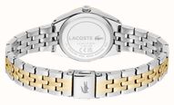 Lacoste Parisienne Tuilerie Quartz (30mm) Silver Dial / Two-Tone Stainless Steel Bracelet 2001302 - alternate view 3