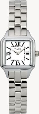 Timex アディソン（23mm）ホワイトダイヤル/ステンレススチールブレスレット TW2Y23800