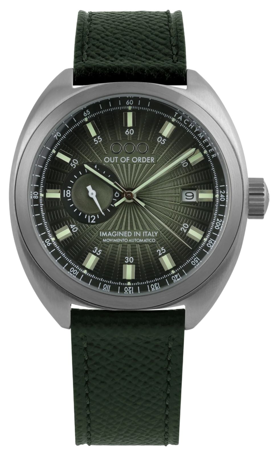 Out Of Order Torpedine Jade Automatic 42mm Green Guilloch Watch