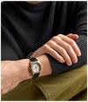 Fossil Harlow 33 mm Three-Hand Black Leather FS6215 - alternate view 6