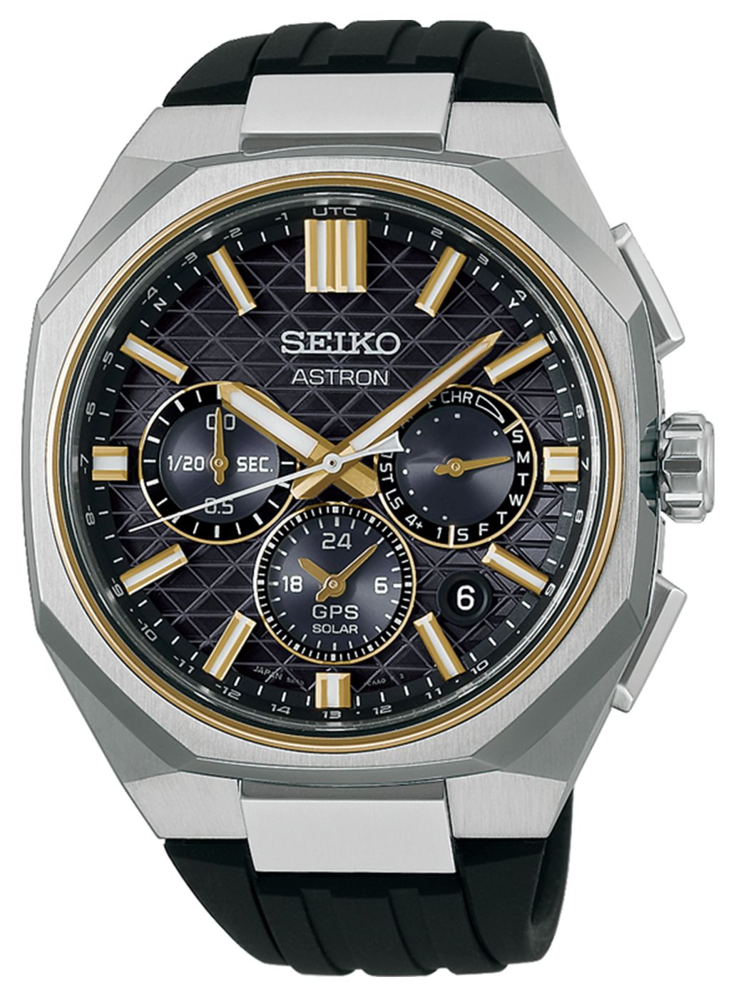 Seiko Astron Â« tesselate Â» 5x63 en or cÃ©leste (43,4 mm), montre