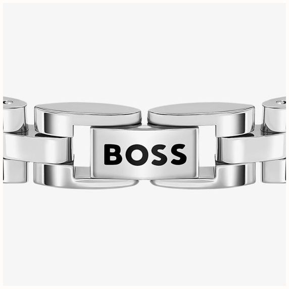 BOSS Jewellery Archer Stainless Steel Cuff With Double B Monogram 1580888 - vista alternativa 2