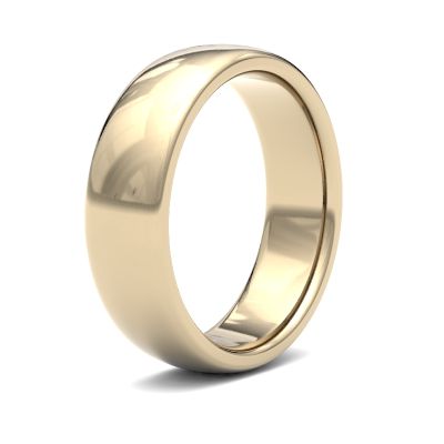James Moore Wedding Ring | Oro giallo 9 carati | 6 mm | medio | misura premium court | ag_6lmp-9y AG_6LMP-9Y