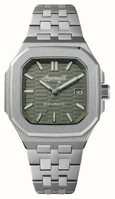 Ingersoll La montre automatique Yield (26 mm) cadran vert / bracelet en acier inoxydable I17802