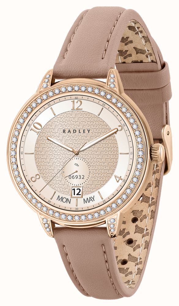 Radley Series 33 Amoled Smart Watch (37mm) Pink Leather Strap