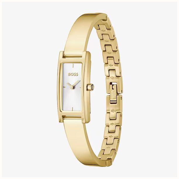 BOSS Lucy White Dial 15mm Ladies Gold Plated Watch 1502857 - vista alternativa 2