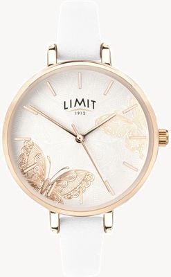 Limit | montre jardin secret femme | cadran papillon blanc | 60013.73