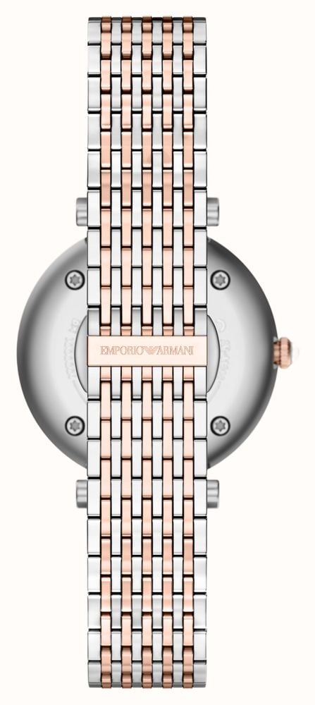 Emporio Armani Three-Hand Crystal Quartz (32mm) Mother-of-Pearl Dial / Two-Tone Stainless Steel Bracelet AR11808 - alternate view 2