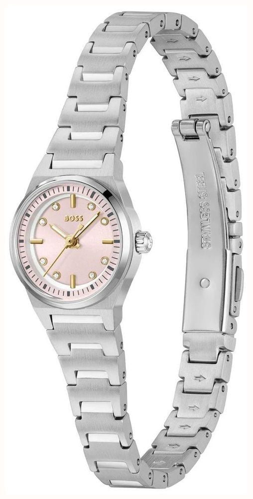 BOSS Ladies Stainless Steel Pink Dial Graceful Precious 1502862 - alternatieve weergave 2