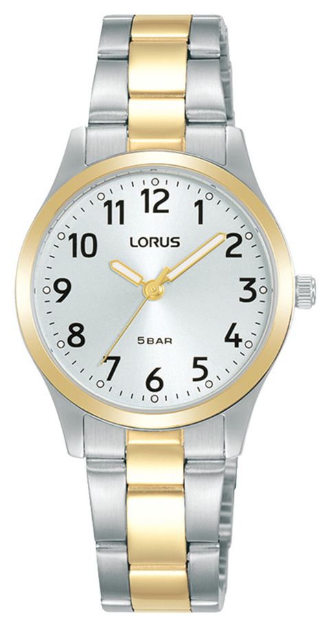 Lorus Cadran soleillÃ© blanc Ã  quartz classique (28 mm) / montre