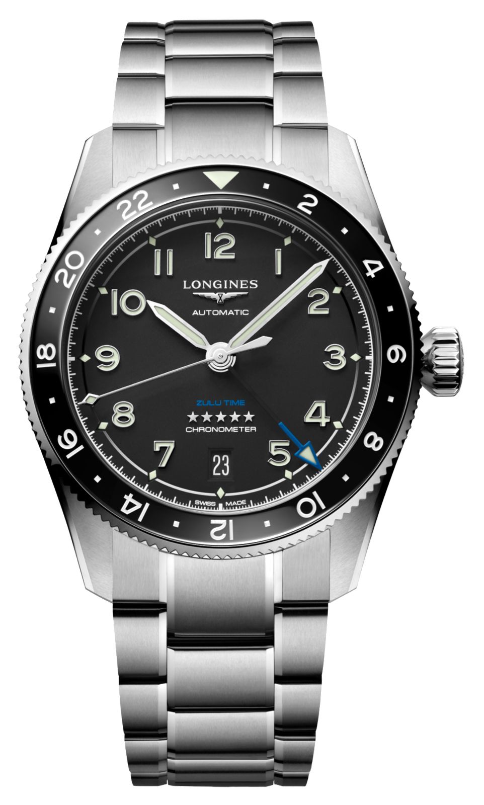 LONGINES automatique Spirit Zulu Time GMT (39 mm) montre