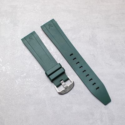 RZE Hexaflex 2.0 forest green FKM-Kautschukarmband (20 mm) – Uhr mit ultrahex™-Titanbügel HEXAFLEX 2.0 FG