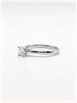 0.25ct Princess Natural Diamond Platinum Solitaire Ring ENG22071 - альтернативный вид 2