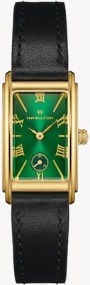 Hamilton アメリカンクラシックアードモアクォーツ（18.7mm）グリーンダイヤル/ブラックレザーストラップ H11261760