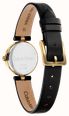 Calvin Klein GLEAM Quartz (24mm) Black Sunray Dial / Black Leather Strap 25100230 - alternate view 3