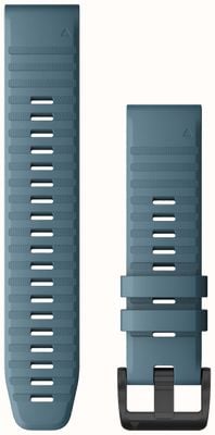 Garmin Solo cinturino dell'orologio Quickfit 22, silicone blu sul lago 010-12863-03