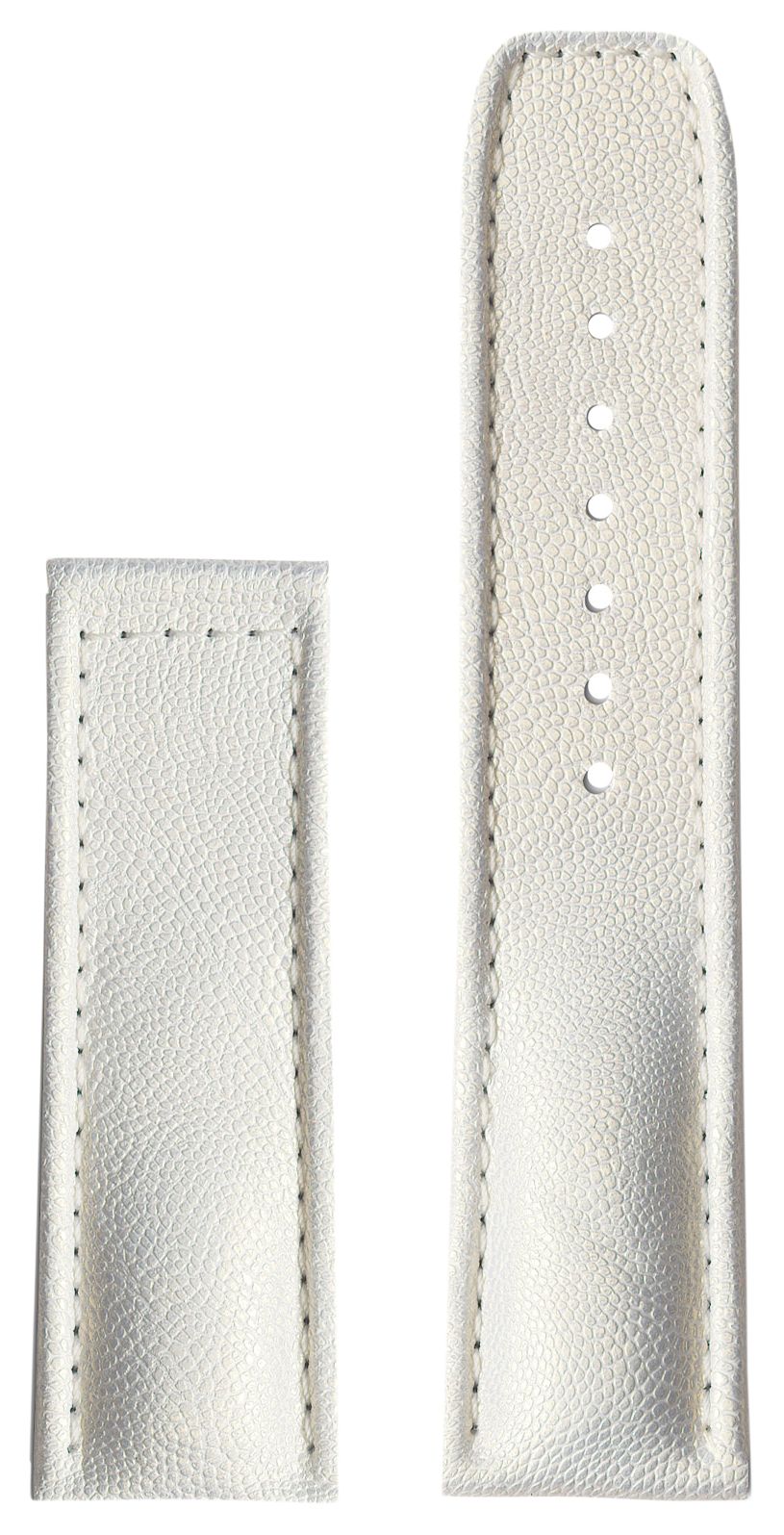 Hanhart Bracelet Primus en cuir de veau blanc â sans montre