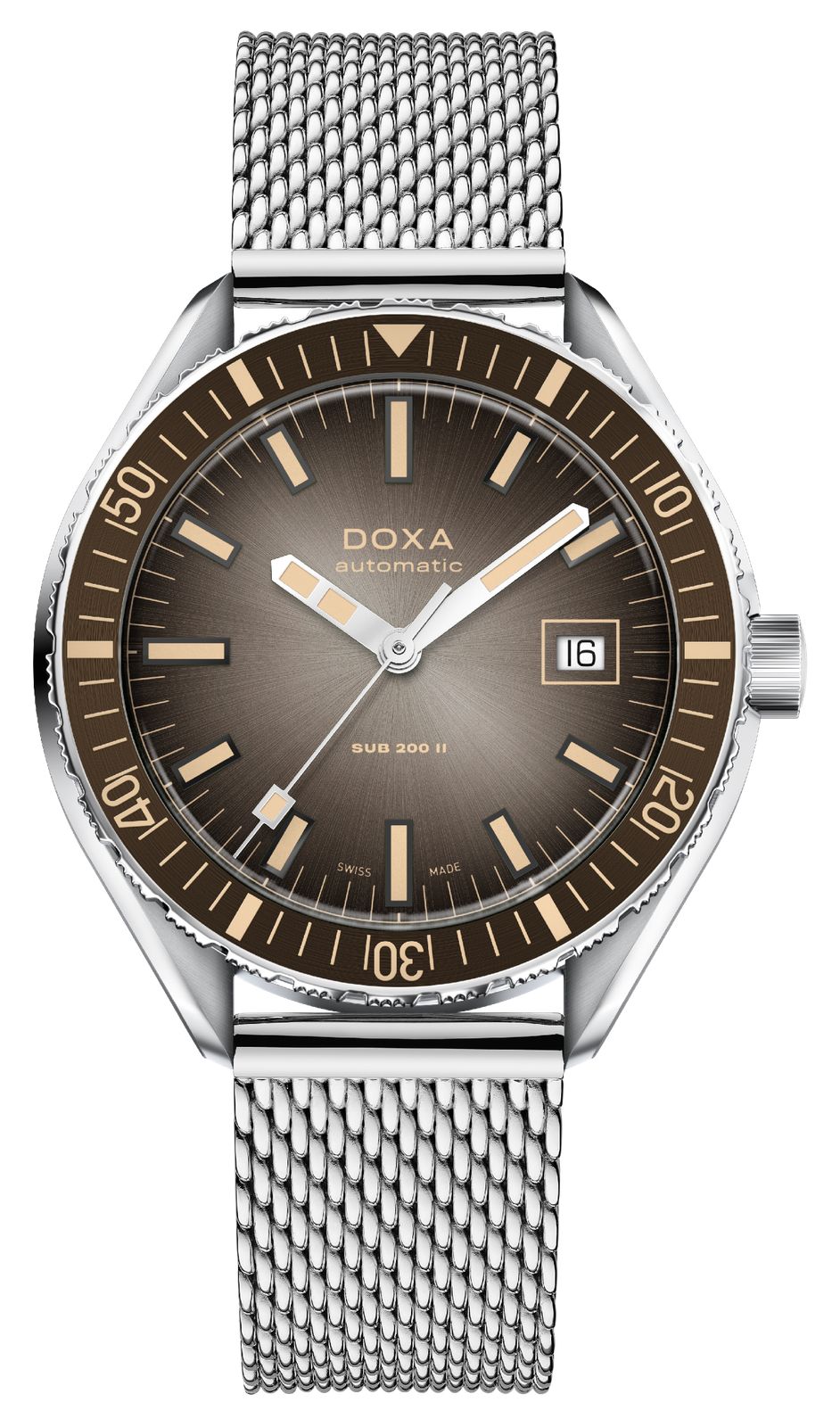 DOXA Sub 200 II Sharkhunter Vintage (44 mm) cadran gris dÃ© montre