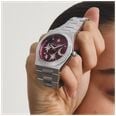 Thomas Sabo Moon And Stars Quartz (39mm) Red Sunray Dial / Stainless Steel Bracelet WA0466-201-212-39 - autre vue 4
