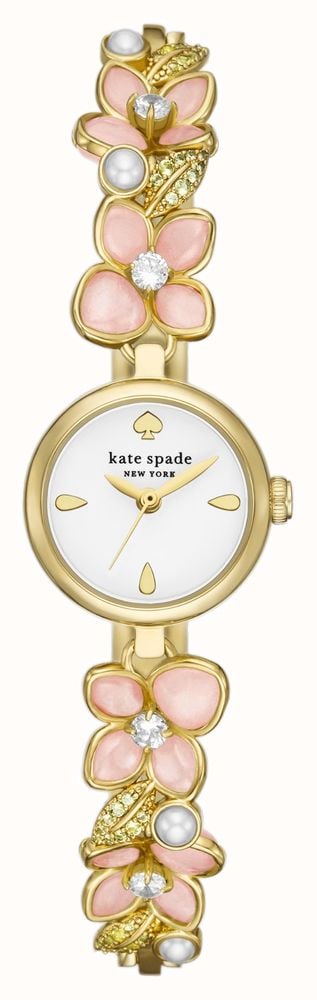 Kate Spade Monroe Floral (22mm) Silver Dial / Crystal-Set  display picture 2