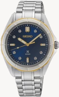 Seiko Damskie buty sportowe Prospex Marine Sports w kolorze granatowym z diamentami SUR620J1