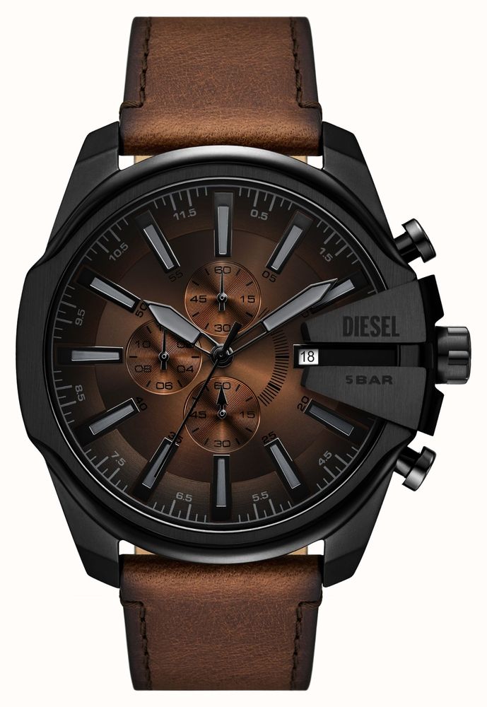 Diesel メガチーフ スリム クロノグラフ (49mm) ブラウン DZ4692 