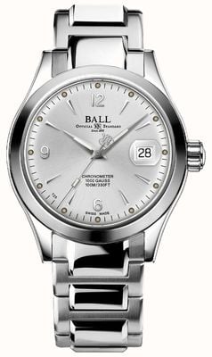 Ball Watch Company Chronometr Engineer III Ohio (40 mm) ze srebrną tarczą / stalą szlachetną NM9026C-S5CJ-SL