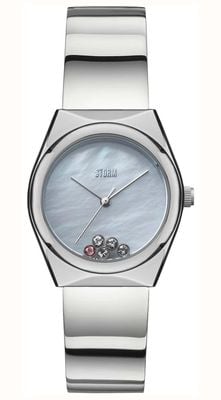 STORM Zinara White (30mm) White Mother-of-Pearl Dial / Stainless Steel Bracelet 47552/W