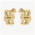 BOSS Jewellery Gold Plated Stainless Steel Double B Earrings 1580856